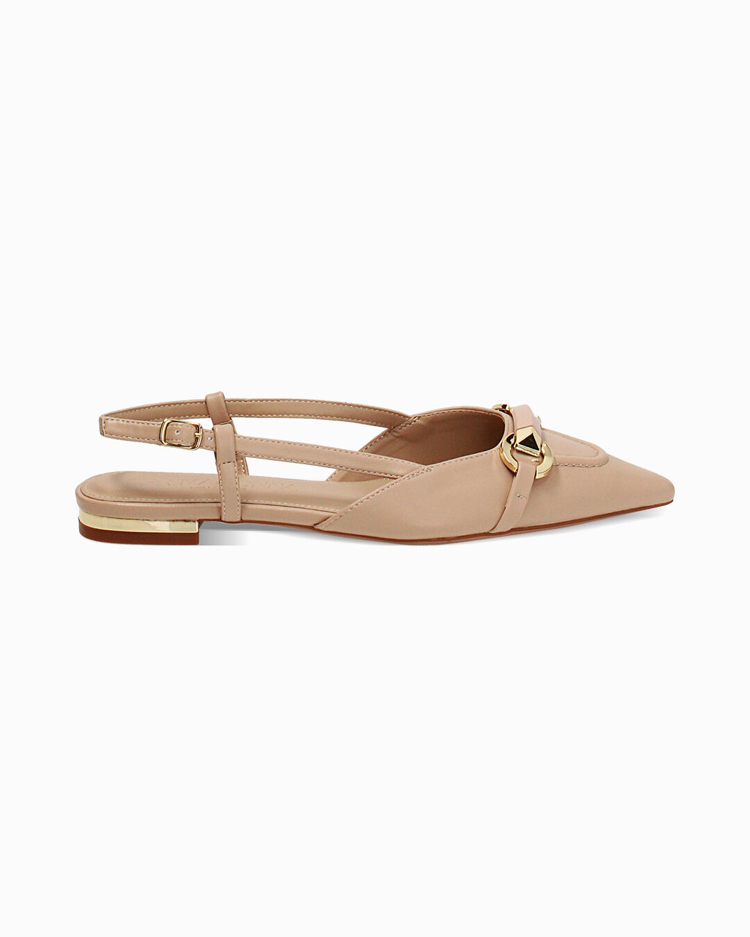 Ballerine slingback beige con fascino elegante
