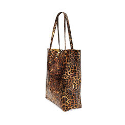 Borsa a spalla donna leopardata quadrata, Primadonna, 240804152LMLEOPUNI, 002a