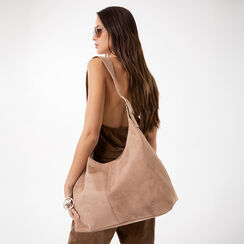 Borsa a spalla taupe con tasche capienti, Borse, 275700597MFTAUPUNI, 002 preview