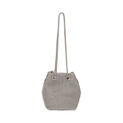 Mini bag secchiello argento metallico , Primadonna, 202321070MTARGEUNI, 001 preview