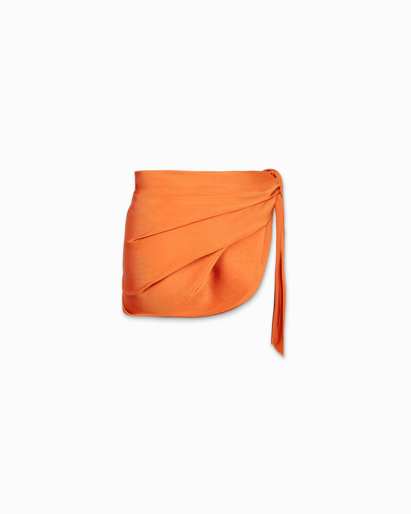 Cubrecostume mujer naranja en tejido image number null