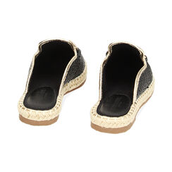 Sabots noirs en raphia, Primadonna, 234902002RFNERO035, 003 preview