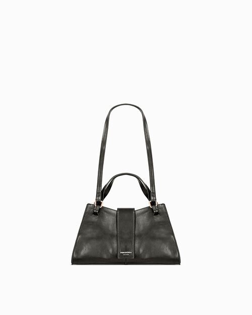 Bolso de mano negro elegante, BLACK