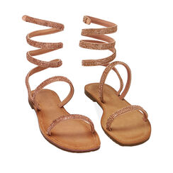 Sandali nude con strass, Primadonna, 214986601MFNUDE039, 002a