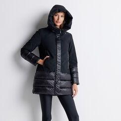Piumino nero imbottito, Primadonna, 228502320TSNEROL, 004 preview