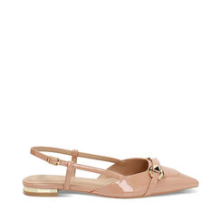 Ballerine slingback donna nude a punta, Primadonna, 254906043VENUDE035, 001a