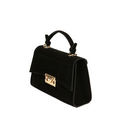 BORSA MINI BAG MICROFIBRA NERO, Primadonna, 225125079MFNEROUNI, 002a