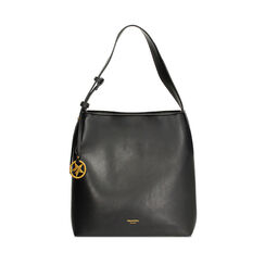 Borsa a spalla nera da donna, Primadonna, 265700588EPNEROUNI, 001a
