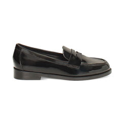 Mocasines negros en material desgastado, Primadonna, 262723407ABNERO036, 001 preview