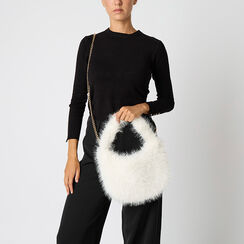 Bolso de mano beige claro con correa cruzada removible, Primadonna, 261902538FUPANNUNI, 002 preview
