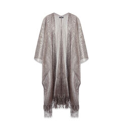 Poncho donna champagne in tessuto glitterato, Primadonna, 25B450103TSCHAMUNI, 003 preview