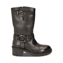 Biker da donna nero, Primadonna, 22N576707PENERO035, 001a