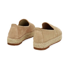 Espadrillas beige con tacco 3 cm, Primadonna, 274928811MFBEIG035, 004 preview
