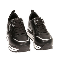 Sneakers nere platform, Primadonna, 222835021EPNERO035, 002a