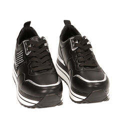 WOMEN SHOES SNEAKERS SYNTHETIC NERO, Primadonna, 222835021EPNERO035, 002a