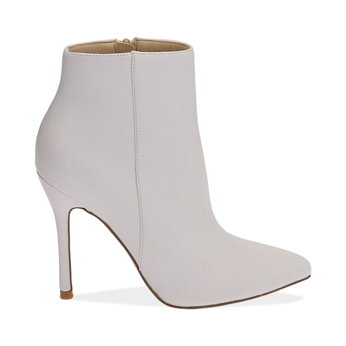 Botines blancos tacón 11 cm | Primadonna Collection