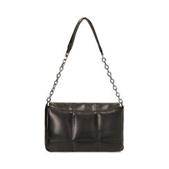 Borsa a tracolla matelassé nera, Primadonna, 225125027EPNEROUNI, 003 preview