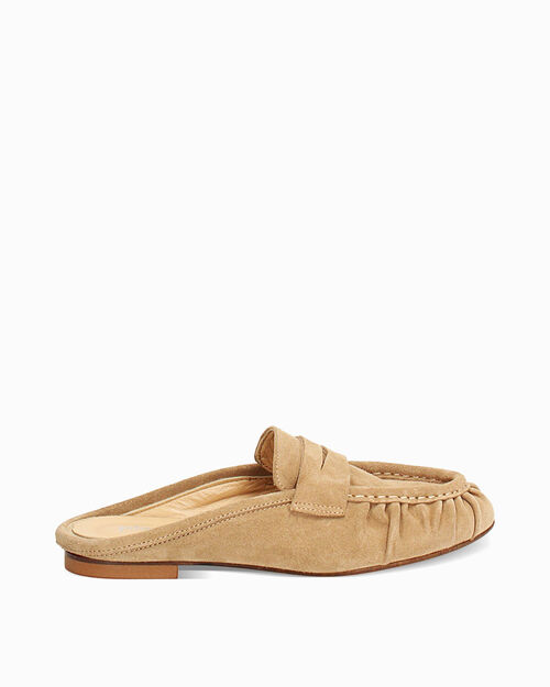 Sabot di camoscio taupe, TAUPE