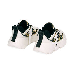 Zapatillas blancas con estampado de leopardo, Primadonna, 23O522010EPBILE035, 003 preview