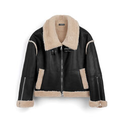 Peau lainée noir et crème avec détails élégants, Primadonna, 26B424101EPNEPAL, 001a
