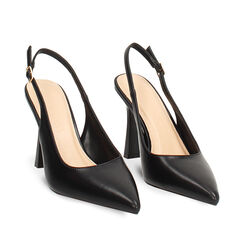 CALZATURA DECO. SLINGBACK SINTETICO NERO, Chaussures, 274934237EPNERO035, 002a