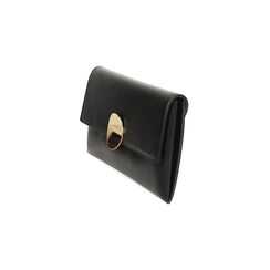Pochette nera con tracolla removibile, Borse, 275130211EPNEROUNI, 002 preview