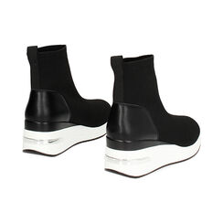 Slip-on femme noire en tissu, Primadonna, 252822812TSNERO035, 004 preview