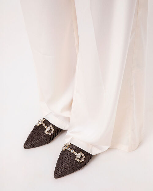 Sabot testa di moro dal design elegante, DK BROWN