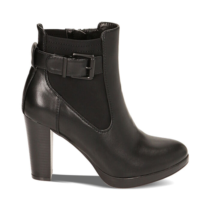 Stivaletti neri clearance platform