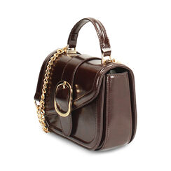 Mini bag lucida testa di moro, Primadonna, 26D519931EUMOROUNI, 003 preview