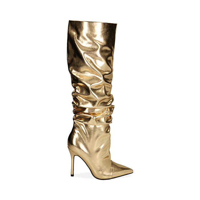 Stivali con v store oro