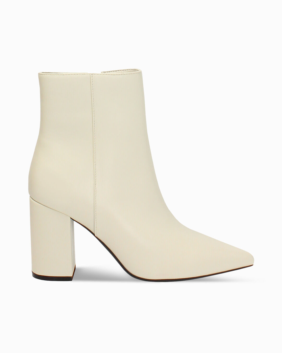 Tronchetti panna con tacco di 7,9 cm da donna