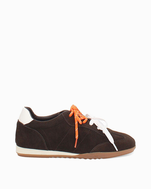 CHAUSSURES POUR FEMMES SNEAKERS SU&Egrave;DE MO, DK BROWN