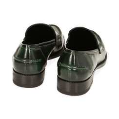 Mocassini verde abrasivato, Primadonna, 224904701ABVERD035, 003 preview