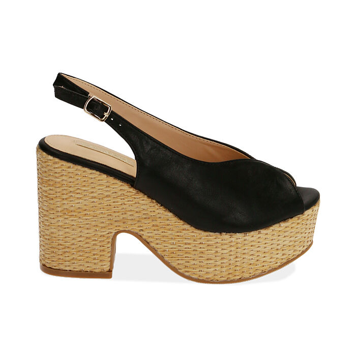 SCARPE DONNA decollete SANDALI TACCO ALTO 15 cm ZEPPE IN CAMOSCIO decoltè F3