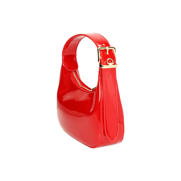 Mini bag donna rossa in vernice Primadonna Collection