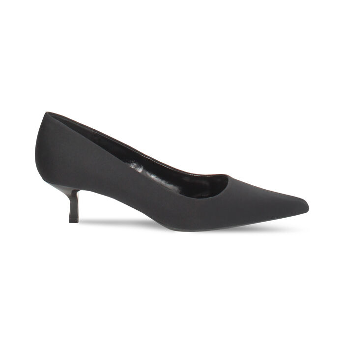 Décolleté nera con tacco di 4,5 cm, Primadonna, 262149002LYNERO039