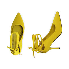 Décolleté de lycra amarillo, tacón de 8,5 cm, Primadonna, 182162815LYGIAL036, 003 preview