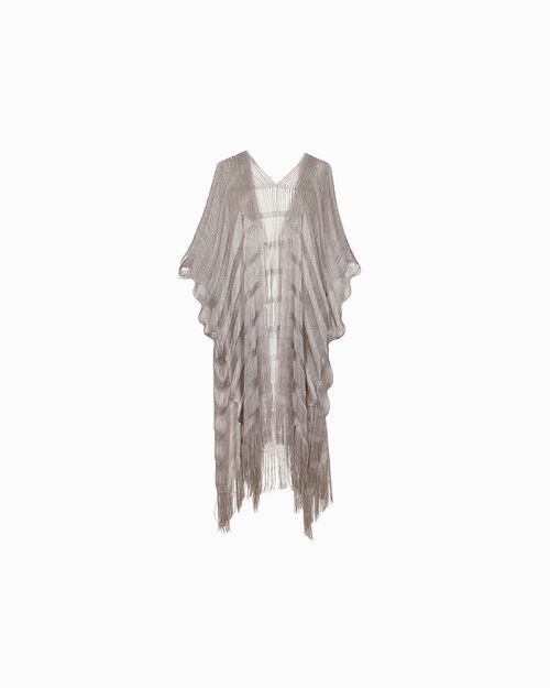 ROPA PONCHO TEJIDO TAUP, TAUPE
