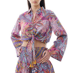 CLOTHING SHIRT COTTON VIOL, Primadonna, 210500013COVIOLM, 001a