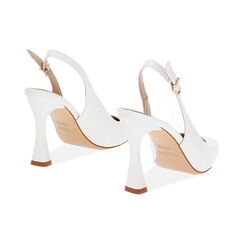 Escarpins slingback femme blancs glamour, Primadonna, 252141201EPBIAN035, 004 preview