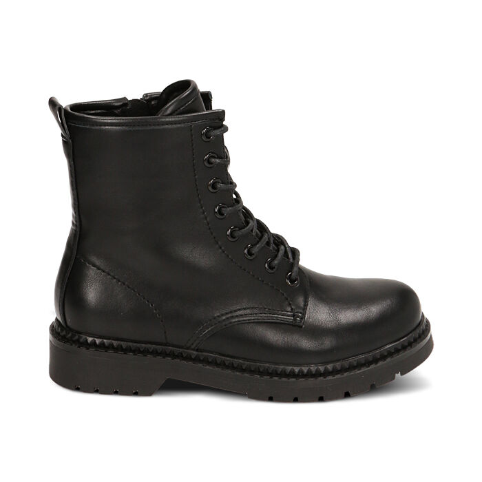 Anfibio nero tacco in gomma 3 cm Primadonna Collection