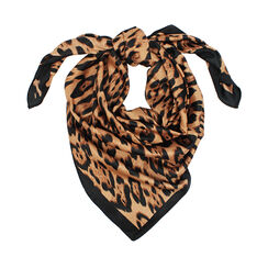 Foulard da donna leopard-marrone, Primadonna, 25B462301TSLEMAUNI, 002a