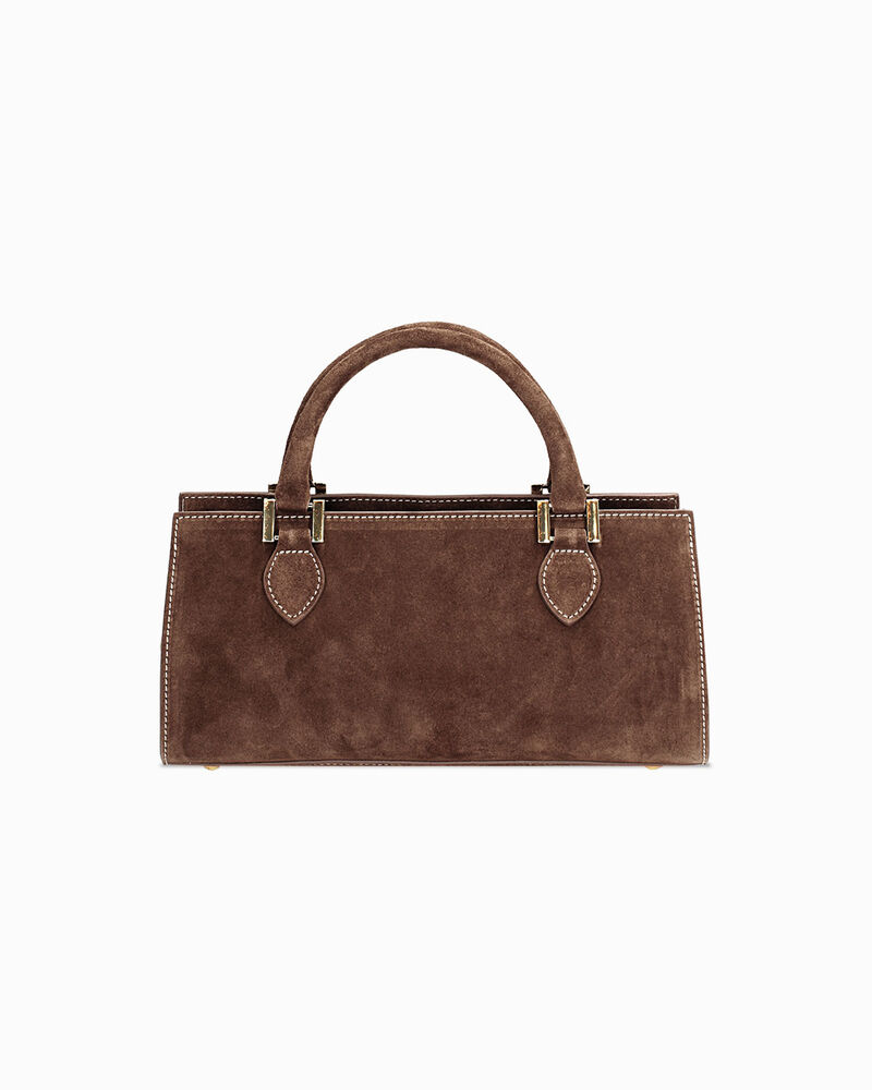 Borsa a mano donna moro allungata image number null