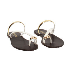 Sandalias planas para mujer blancas, Primadonna, 254995616EPBIAN035, 003 preview
