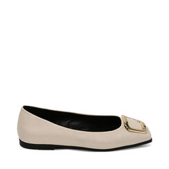 Ballerine panna con fibbia, Primadonna, 224912848EPPANN036, 001a