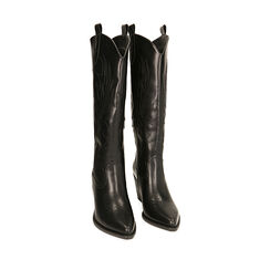 WOMEN SHOES BOOTS SYNTHETIC NERO, Primadonna, 233073127EPNERO035, 002a