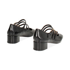 Décolleté nera lucida con tacco di 4 cm, Primadonna, 264962701EUNERO040, 004 preview