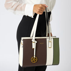 Borsa a spalla testa di moro con tracolla removibile, Primadonna, 265701339EPMOROUNI, 002 preview