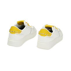 Sneakers bianco-giallo, Primadonna, 232601142EPBIGI035, 003 preview